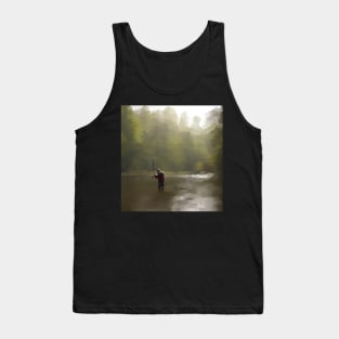 Fishing In The Pinewoods Tank Top